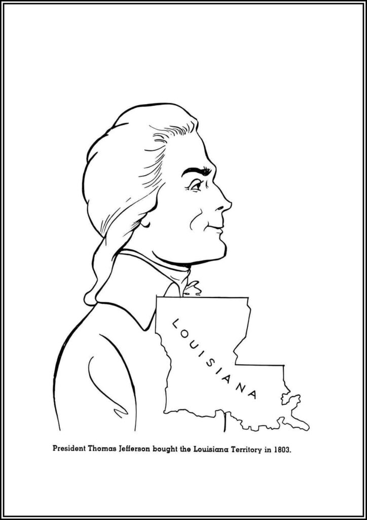 Kolorowanki Thomas Jefferson Do Druku Za Darmo W Pdf