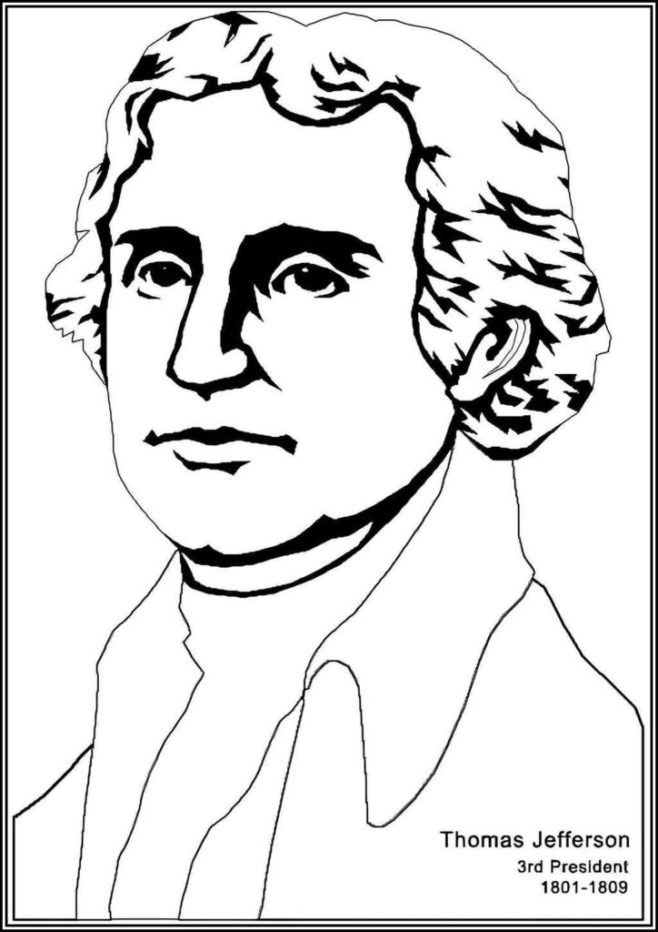 Kolorowanki Thomas Jefferson Do Druku Za Darmo W Pdf