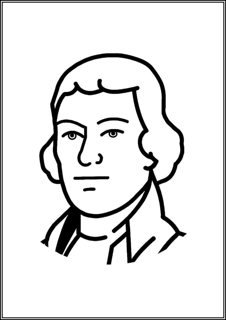 Kolorowanki Thomas Jefferson Do Druku Za Darmo W Pdf