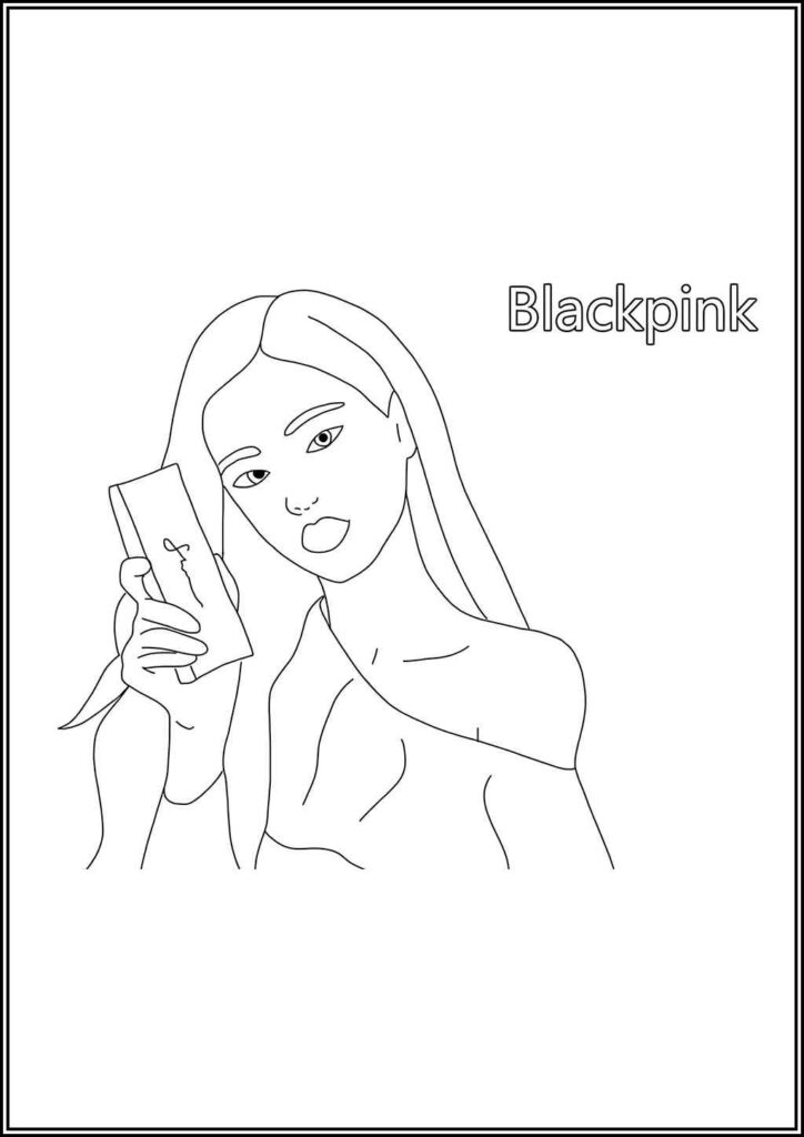 Kolorowanki Blackpink Do Druku Za Darmo W Pdf