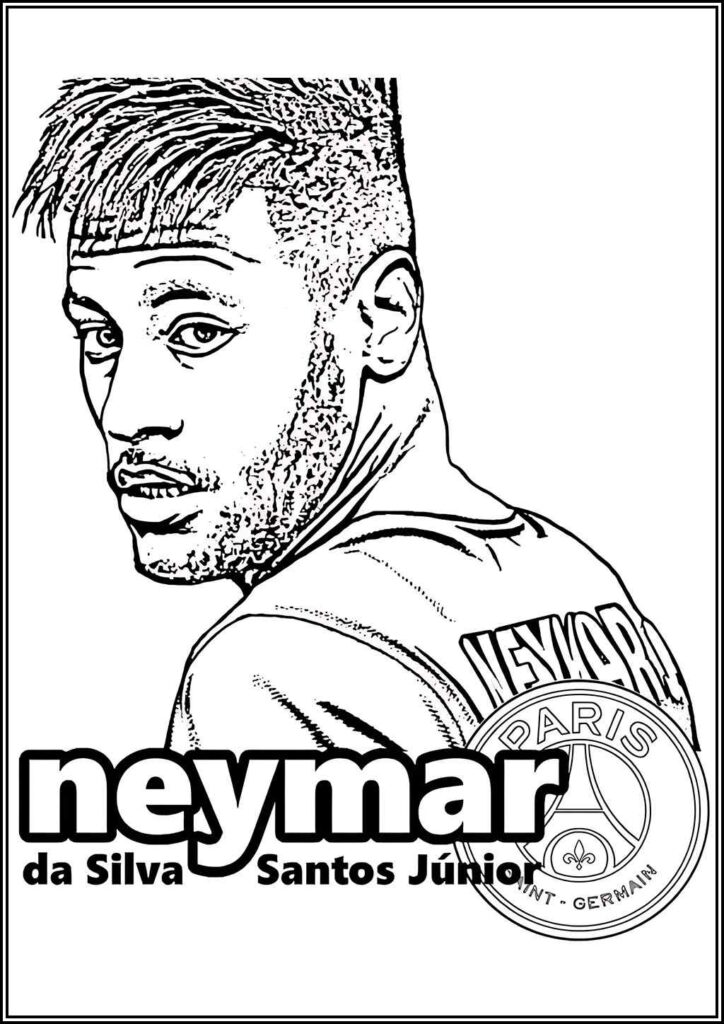 Kolorowanki Neymar Do Druku Za Darmo W Pdf