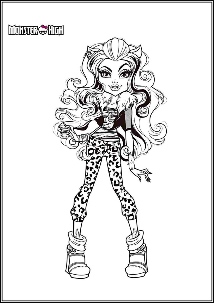 Kolorowanki Monster High Do Druku Za Darmo W Pdf