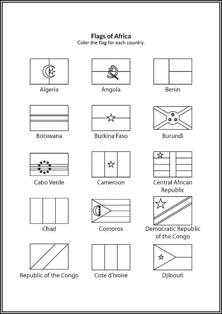 Kolorowanki Flagi Państw świata Do Druku Za Darmo W Pdf