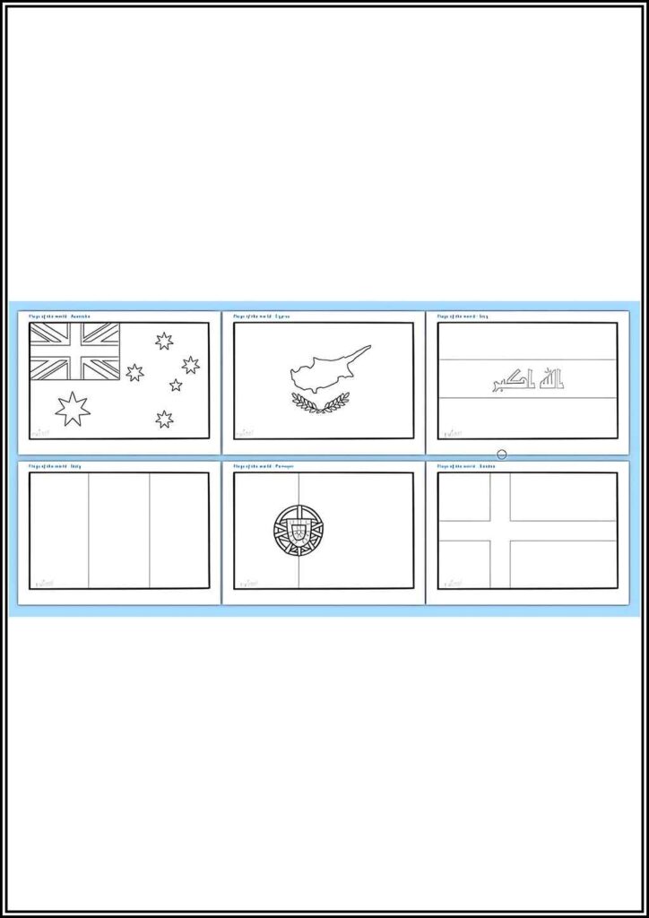 Kolorowanki Flagi Państw świata Do Druku Za Darmo W Pdf