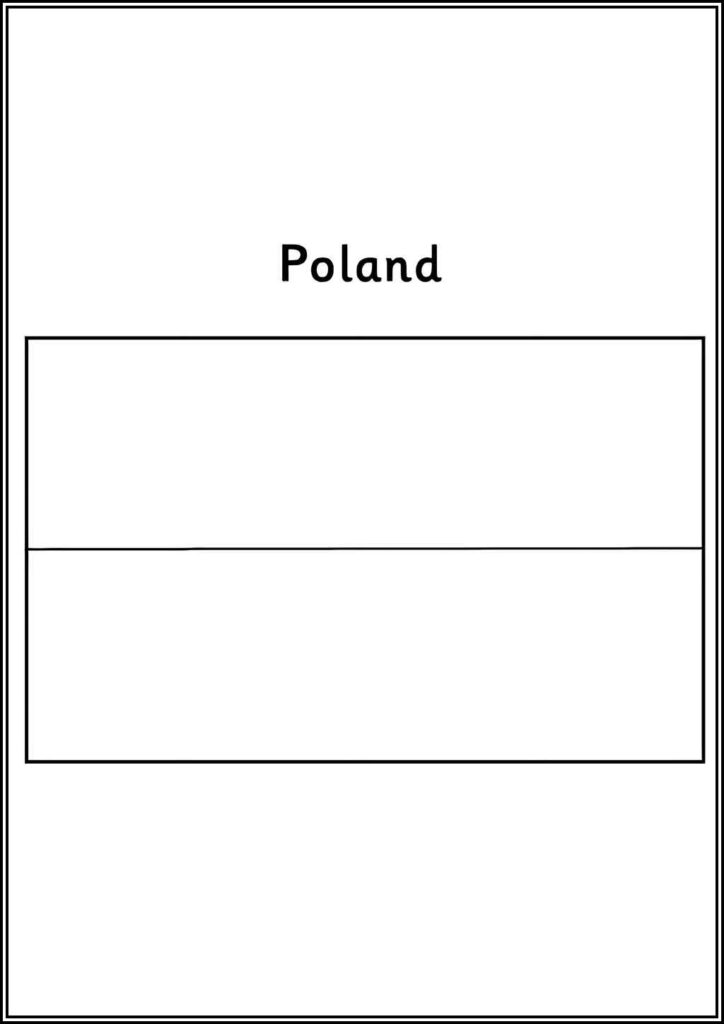 Kolorowanki Flaga Polski Do Druku Za Darmo W Pdf