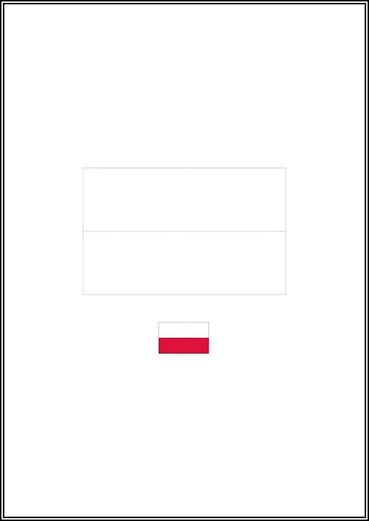 Kolorowanki Flaga Polski Do Druku Za Darmo W Pdf