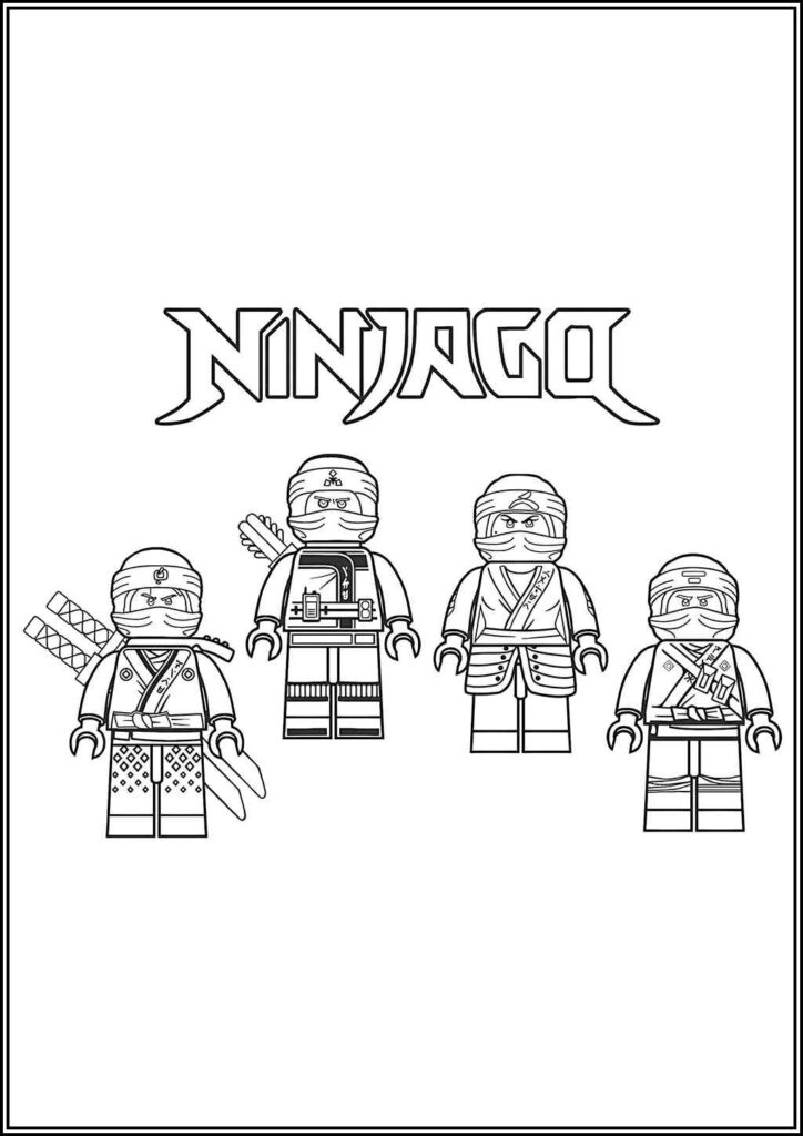 Kolorowanki Lego Ninjago Do Druku Za Darmo W Pdf