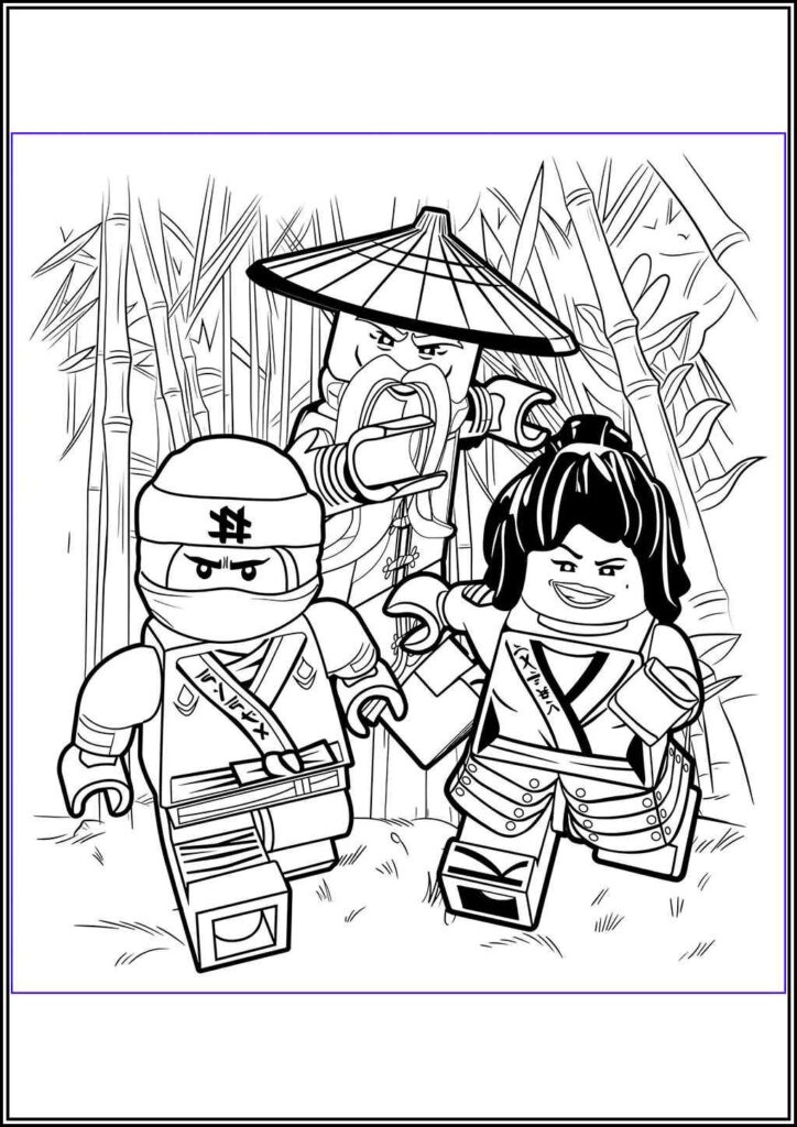 Kolorowanki Lego Ninjago Do Druku Za Darmo W Pdf