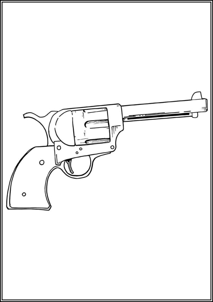 Kolorowanki Pistolety Do Druku Za Darmo W Pdf
