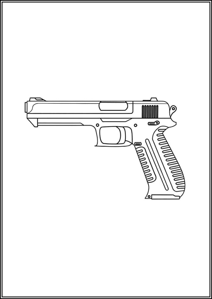 Kolorowanki Pistolety Do Druku Za Darmo W Pdf