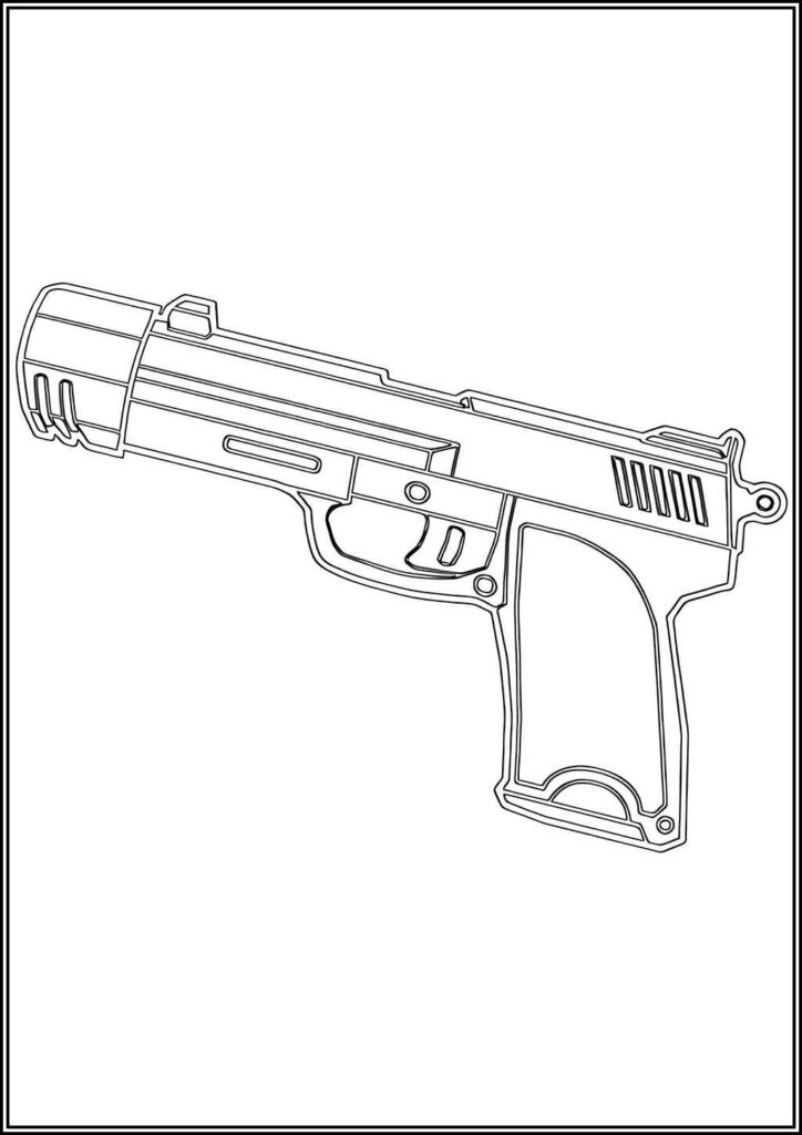 Kolorowanki Pistolety Do Druku Za Darmo W Pdf