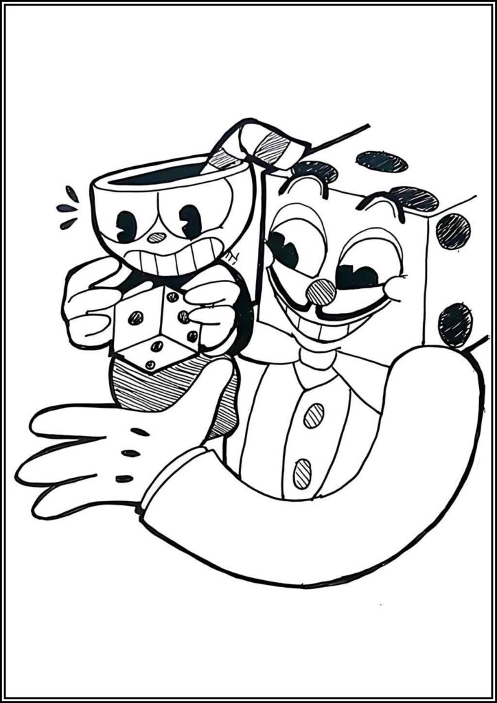 Kolorowanki Cuphead Do Druku Za Darmo W Pdf