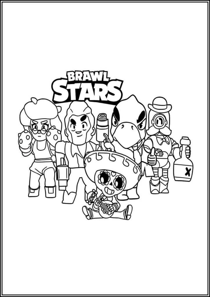 Kolorowanki Brawl Stars Do Druku Za Darmo W Pdf