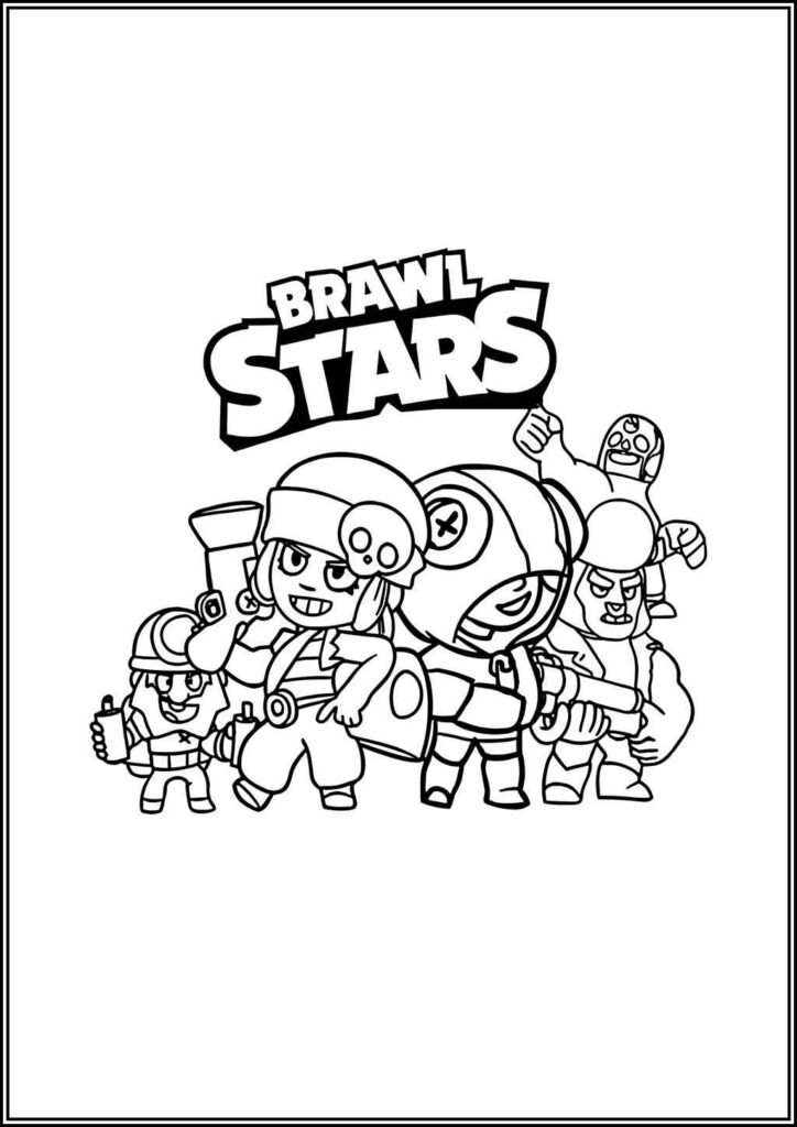 Kolorowanki Brawl Stars Do Druku Za Darmo W Pdf