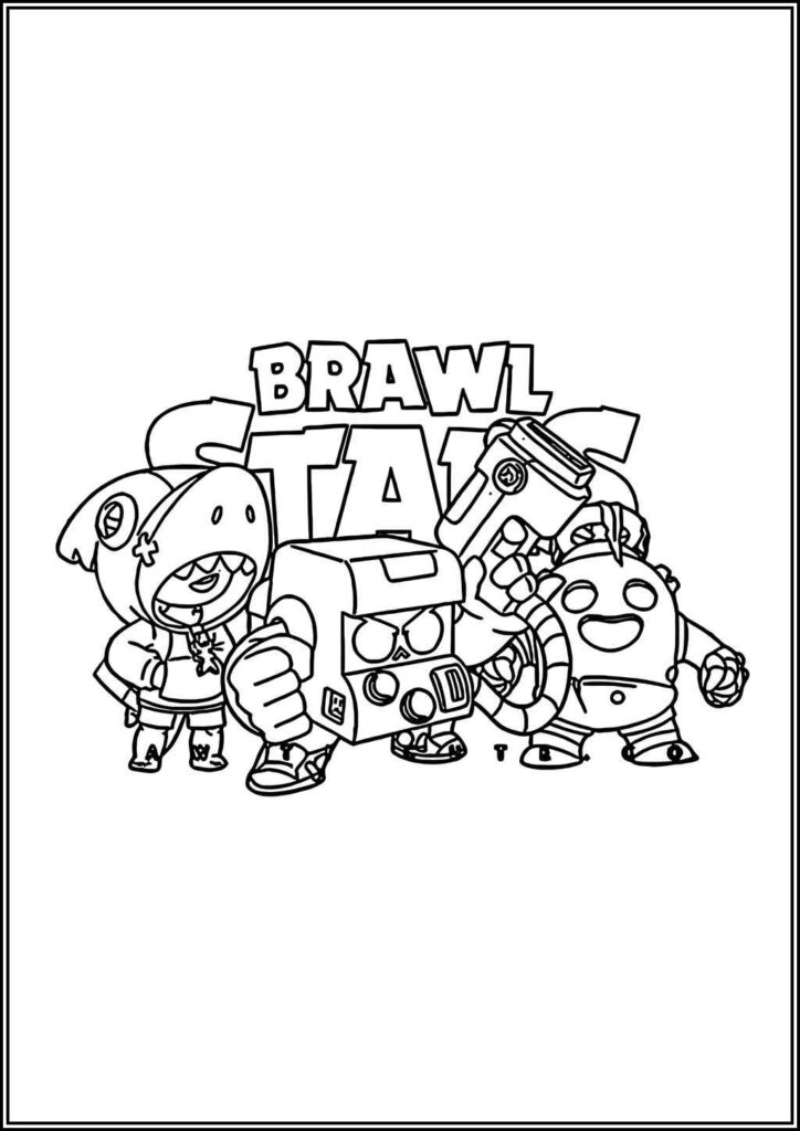 Kolorowanki Brawl Stars Do Druku Za Darmo W Pdf