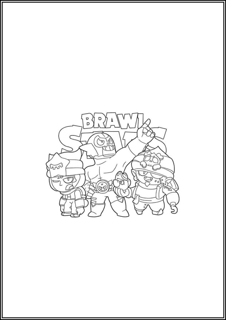 Kolorowanki Brawl Stars Do Druku Za Darmo W Pdf