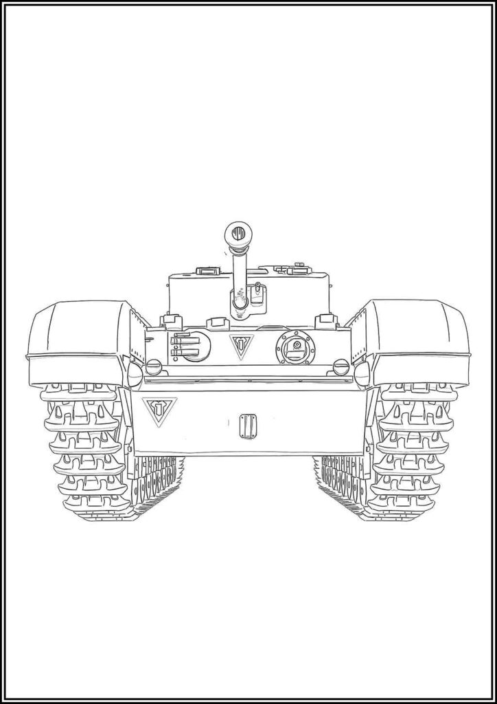 Kolorowanki Czołgi Do Druku Za Darmo W Pdf