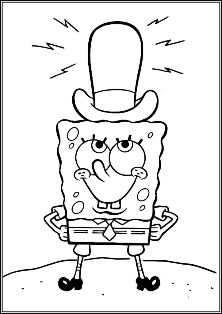 Kolorowanki Spongebob Kanciastoporty Do Druku Za Darmo W Pdf