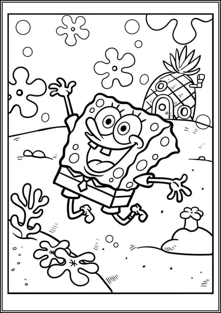 Kolorowanki Spongebob Kanciastoporty Do Druku Za Darmo W Pdf