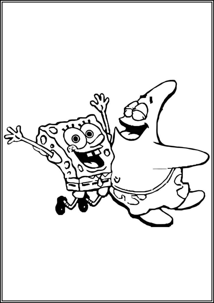 Kolorowanki Spongebob Kanciastoporty Do Druku Za Darmo W Pdf