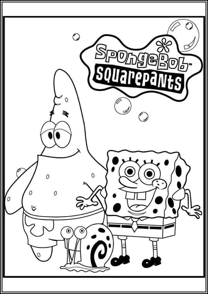 Kolorowanki Spongebob Kanciastoporty Do Druku Za Darmo W Pdf