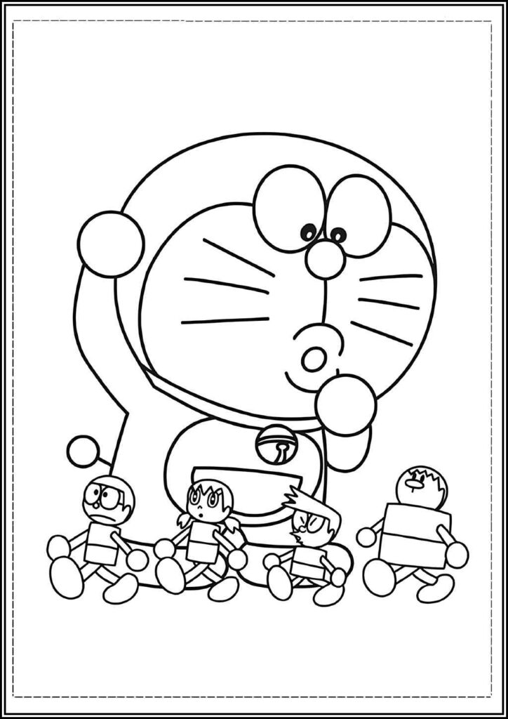 Kolorowanki Doraemon Do Druku Za Darmo W Pdf