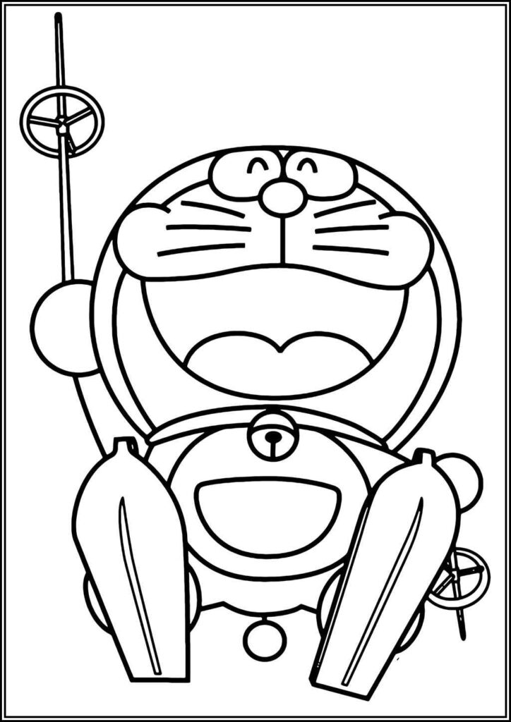 Kolorowanki Doraemon Do Druku Za Darmo W Pdf