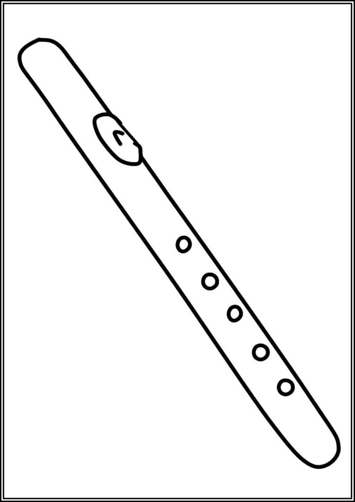 Kolorowanki Flet Prosty Do Druku Za Darmo W Pdf