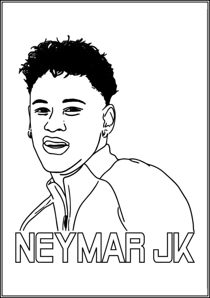 Kolorowanki Neymar Do Druku Za Darmo W Pdf