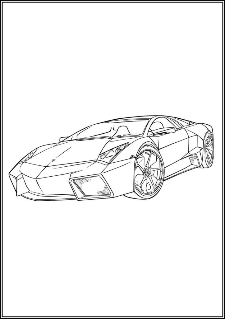 Kolorowanki Lamborghini Do Druku Za Darmo W Pdf