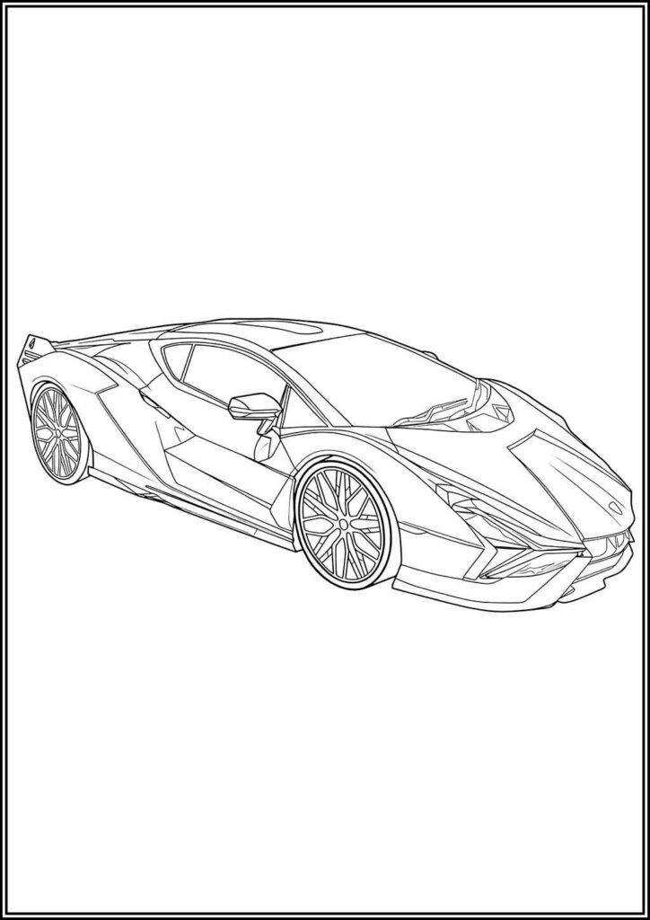 Kolorowanki Lamborghini Do Druku Za Darmo W Pdf