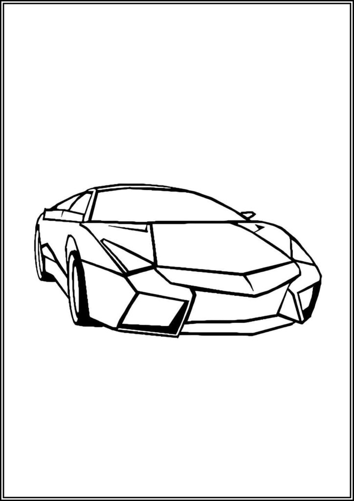 Kolorowanki Lamborghini Do Druku Za Darmo W Pdf