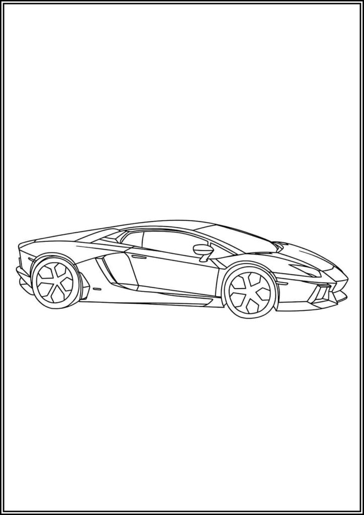 Kolorowanki Lamborghini Do Druku Za Darmo W Pdf