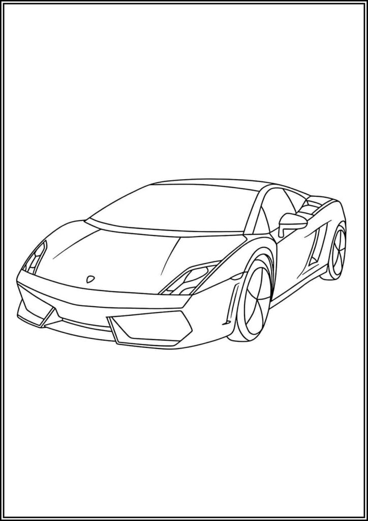 Kolorowanki Lamborghini Do Druku Za Darmo W Pdf