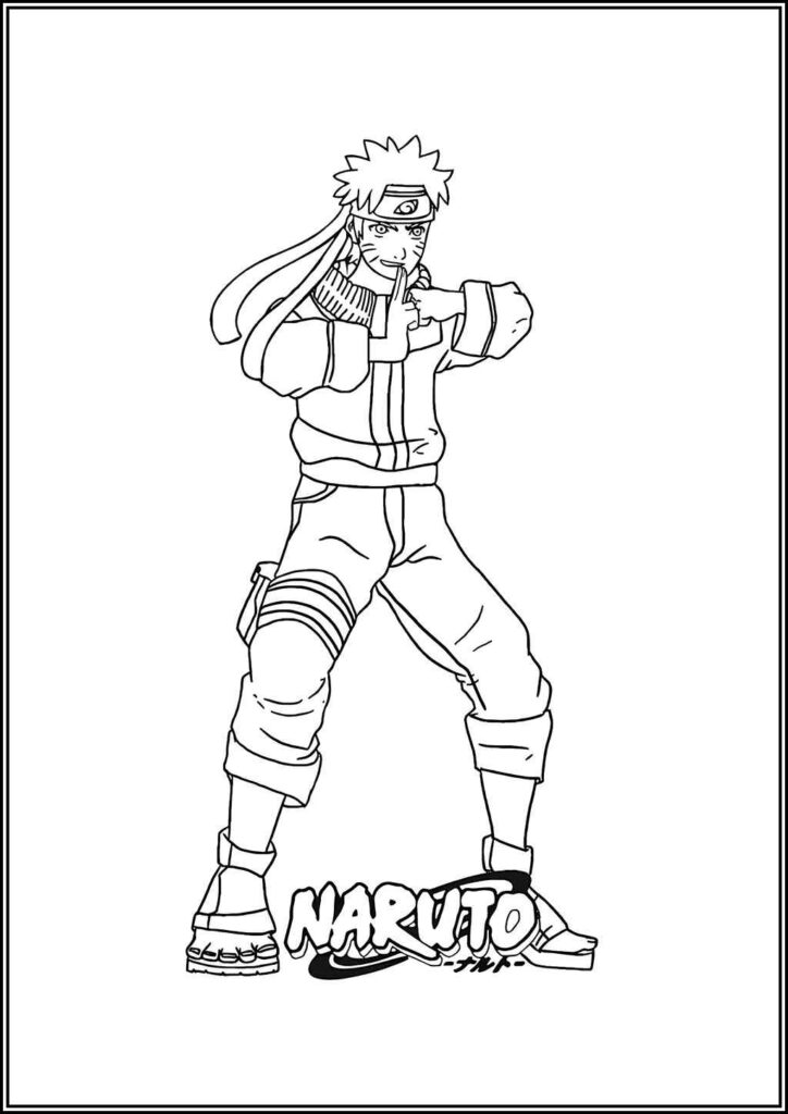 Kolorowanki Naruto Do Druku Za Darmo W Pdf