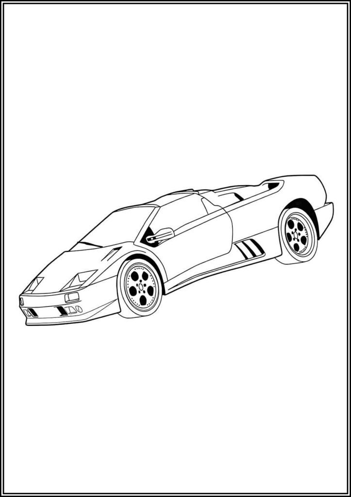 Kolorowanki Lamborghini Do Druku Za Darmo W Pdf