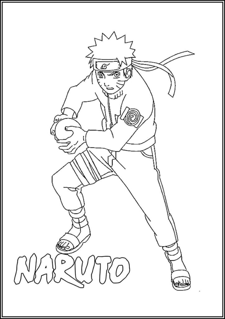 Kolorowanki Naruto Do Druku Za Darmo W Pdf