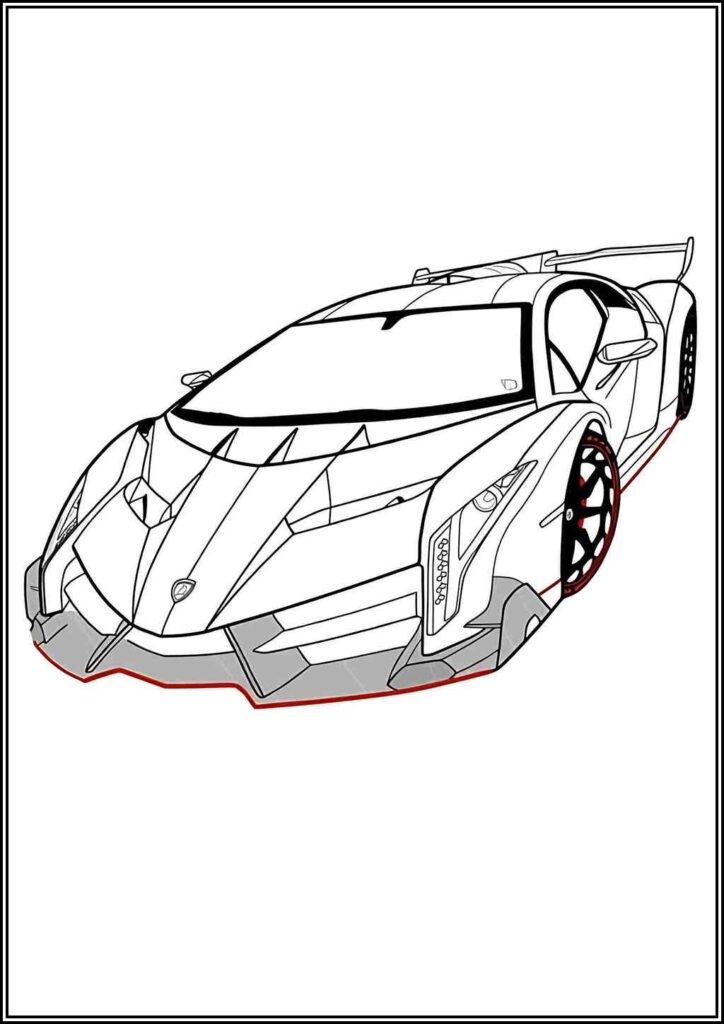 Kolorowanki Lamborghini Do Druku Za Darmo W Pdf