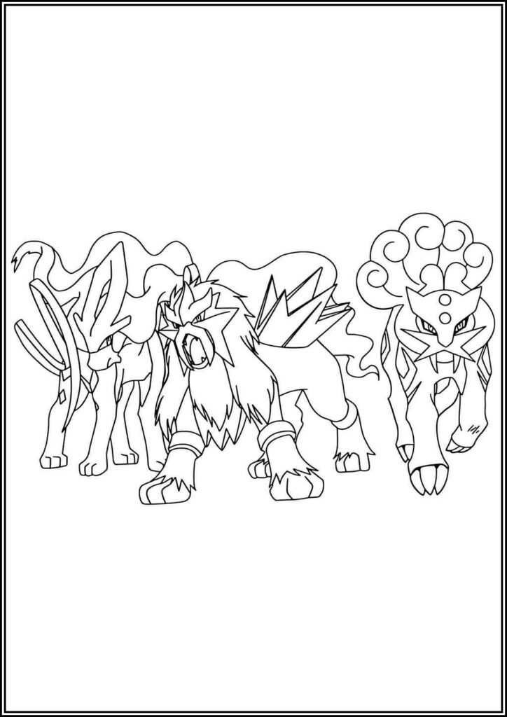 Kolorowanki Legendary Pokemon Do Druku Za Darmo W Pdf