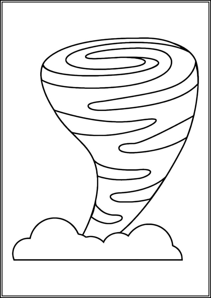 Kolorowanki Tornado Do Druku Za Darmo W Pdf