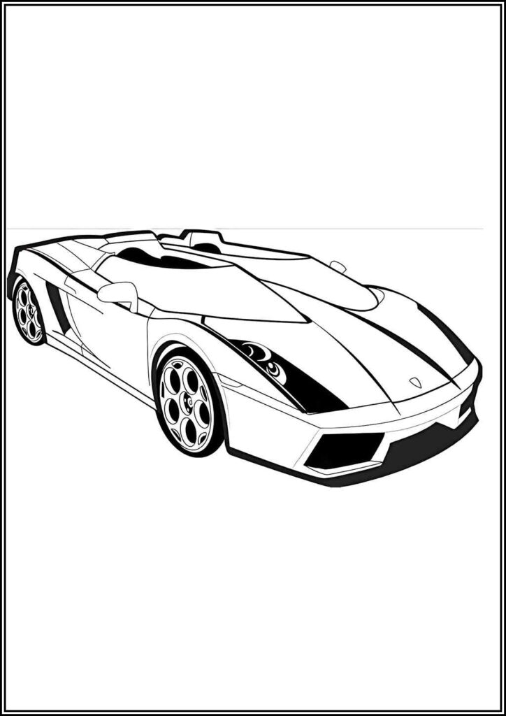 Kolorowanki Lamborghini Do Druku Za Darmo W Pdf