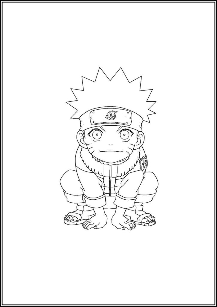 Kolorowanki Naruto Do Druku Za Darmo W Pdf