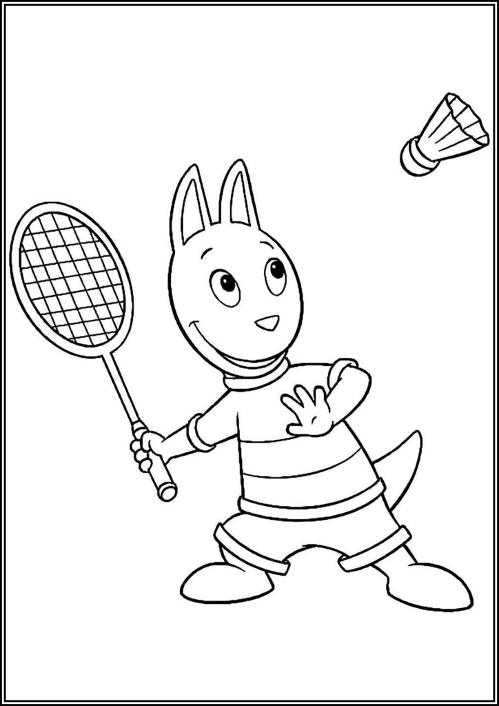 Kolorowanki Badminton Do Druku Za Darmo W Pdf