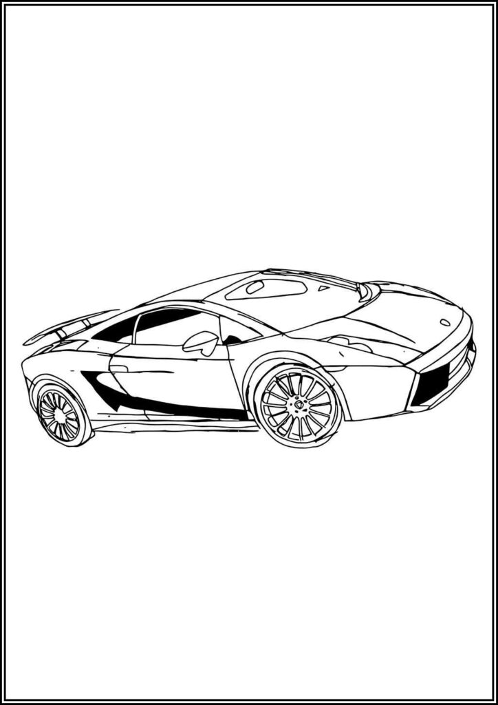 Kolorowanki Lamborghini Do Druku Za Darmo W Pdf