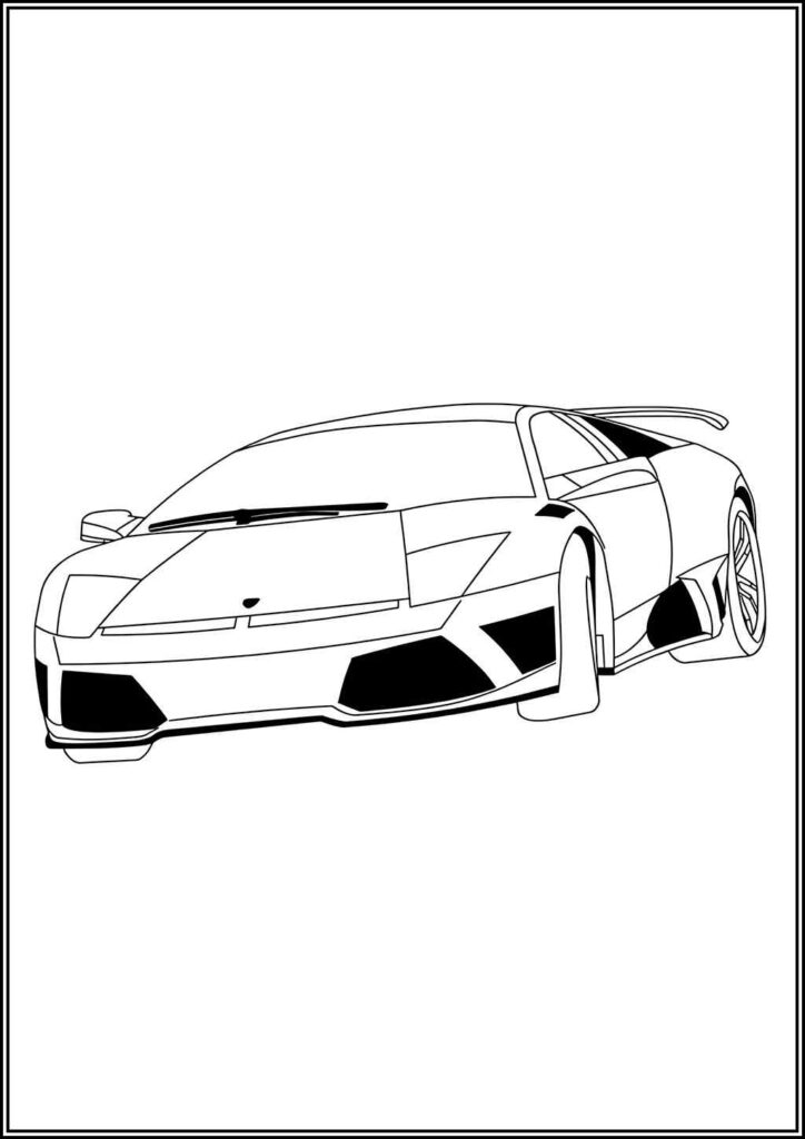 Kolorowanki Lamborghini Do Druku Za Darmo W Pdf