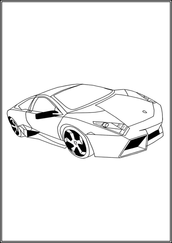 Kolorowanki Lamborghini Do Druku Za Darmo W Pdf