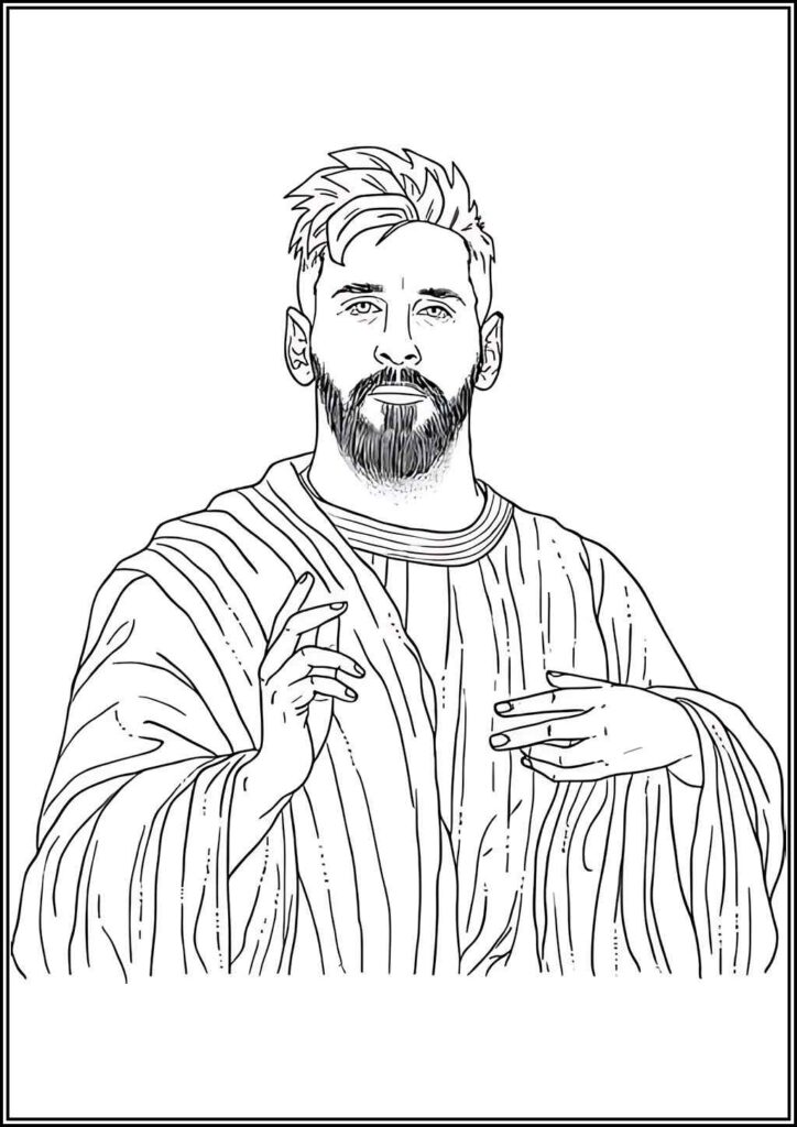 Kolorowanki Leo Messi Do Druku Za Darmo W Pdf