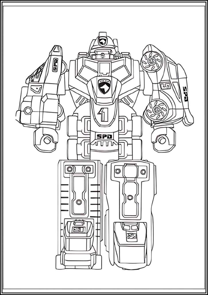 Kolorowanki Power Rangers Do Druku Za Darmo W Pdf