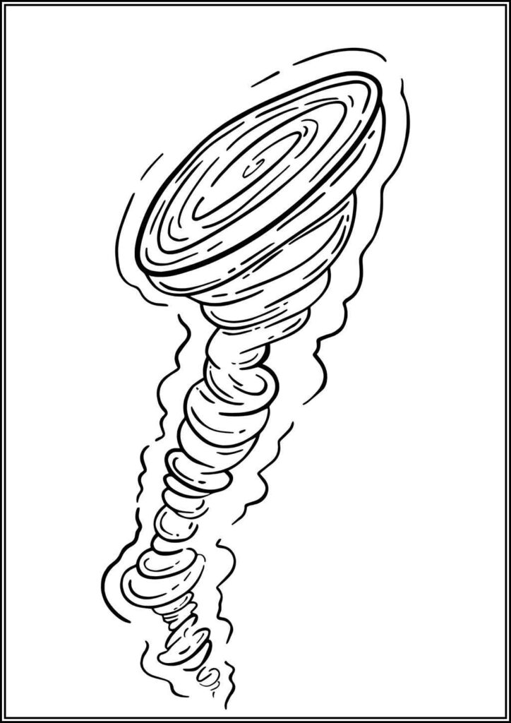 Kolorowanki Tornado Do Druku Za Darmo W Pdf