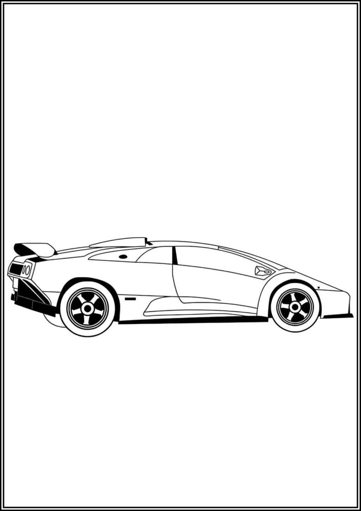 Kolorowanki Lamborghini Do Druku Za Darmo W Pdf